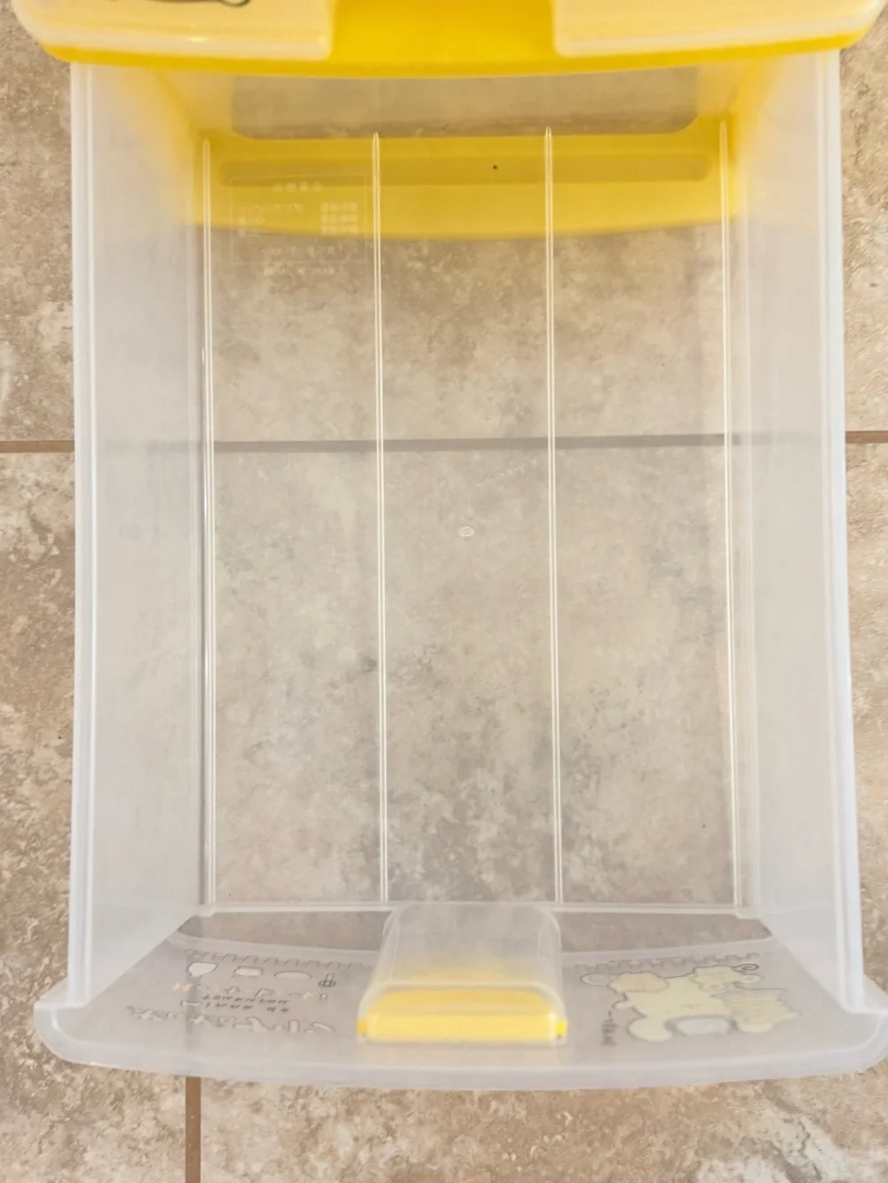 Large Sanrio Pompompurin Plastic Chest box  organizer drawers 2000 Vintage